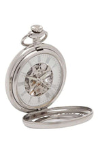 Albany Mechanical Pocket Watch - Half Hunter