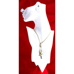 Ballerina Releve Arms 5th Pendant - Gold Plated - TimeLine Gifts