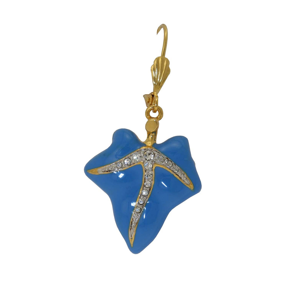 Blue Ivy Leaf Earrings - TimeLine Gifts