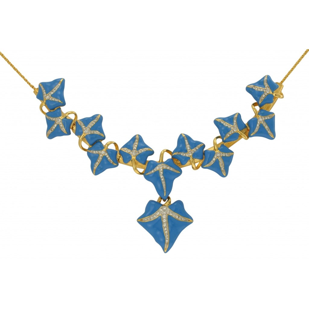 Blue Ivy Leaf Necklace - TimeLine Gifts