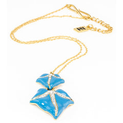 Blue Ivy Leaf Pendant - TimeLine Gifts