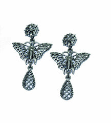 Butterfly Single Droplet Earrings - TimeLine Gifts