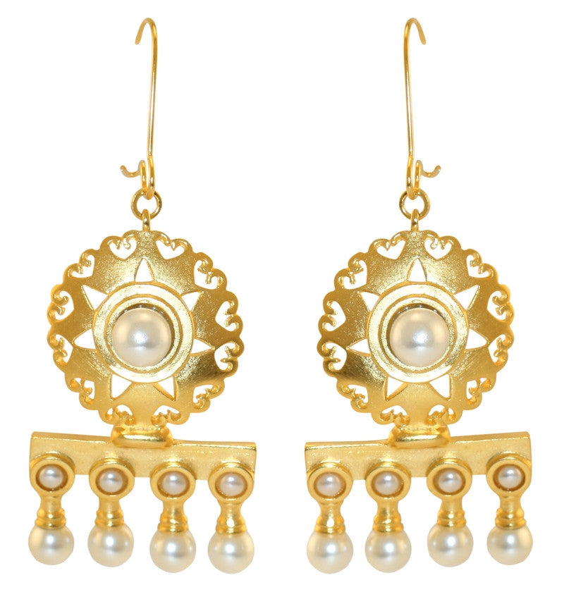 Castellani Byzantine Rosette Earrings - TimeLine Gifts