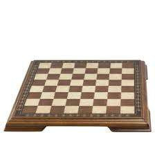 Chess Board 50cm - Walnut & Eco Mother Of Pearl - TimeLine Gifts