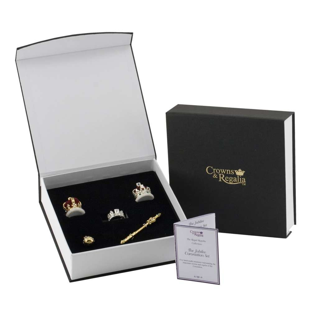 Coronation Crown Miniature Set 5 Piece - TimeLine Gifts