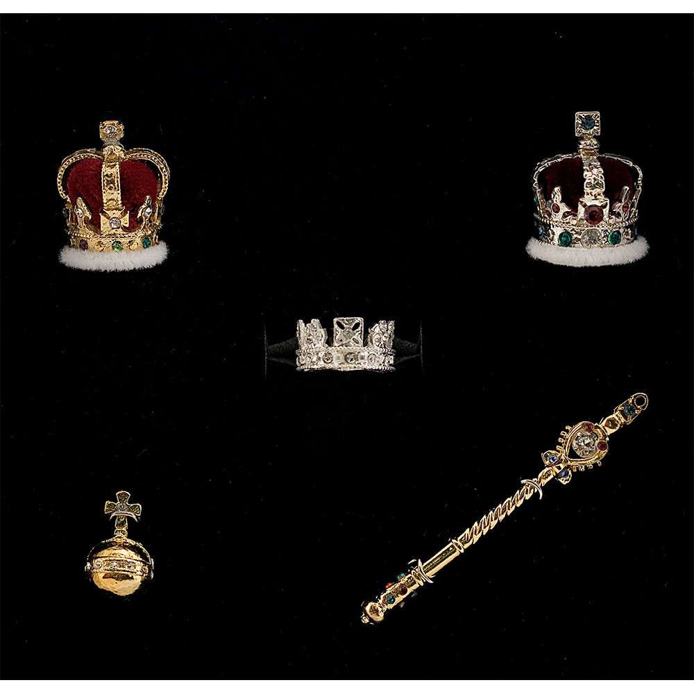 Coronation Crown Miniature Set 5 Piece - TimeLine Gifts