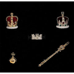 Coronation Crown Miniature Set 5 Piece - TimeLine Gifts