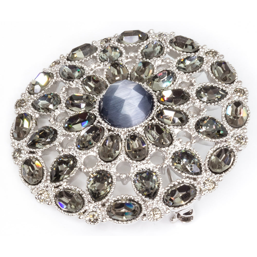 Crystal Button Brooch - TimeLine Gifts