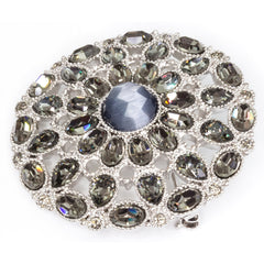 Crystal Button Brooch - TimeLine Gifts