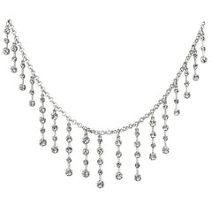 Crystal Fringe Tiara Necklace - TimeLine Gifts