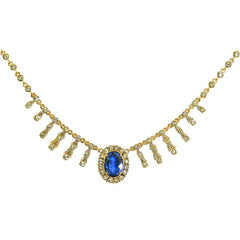 Empress Josephine of France - Sapphire Crystal Necklace - TimeLine Gifts