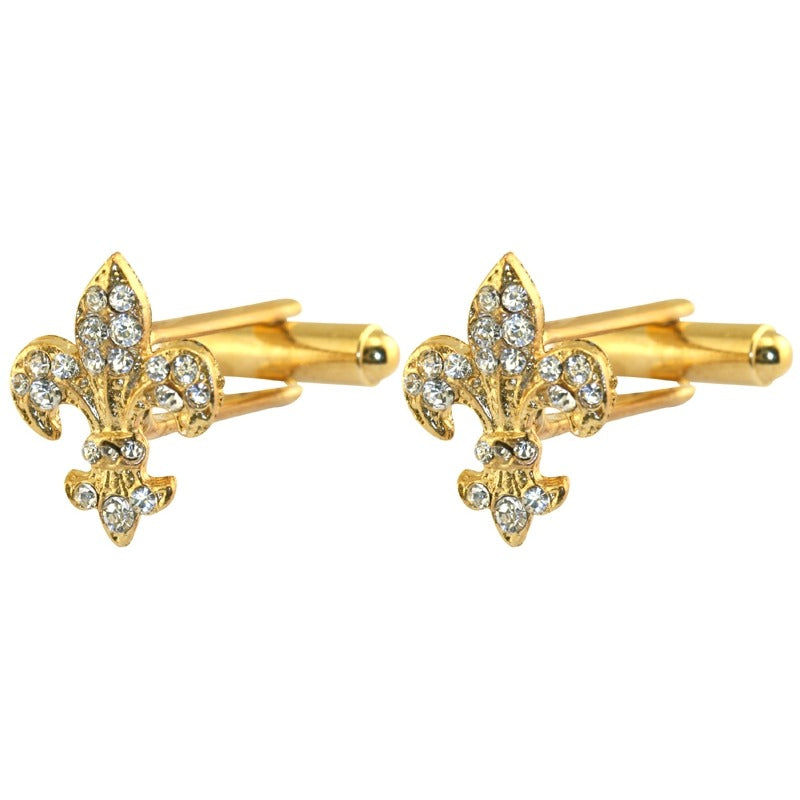 Fleur de Lys Cufflinks - TimeLine Gifts