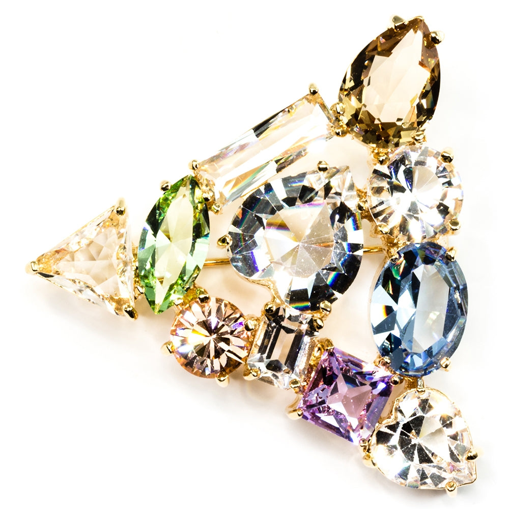 Gems Crystal Brooch Large - TimeLine Gifts