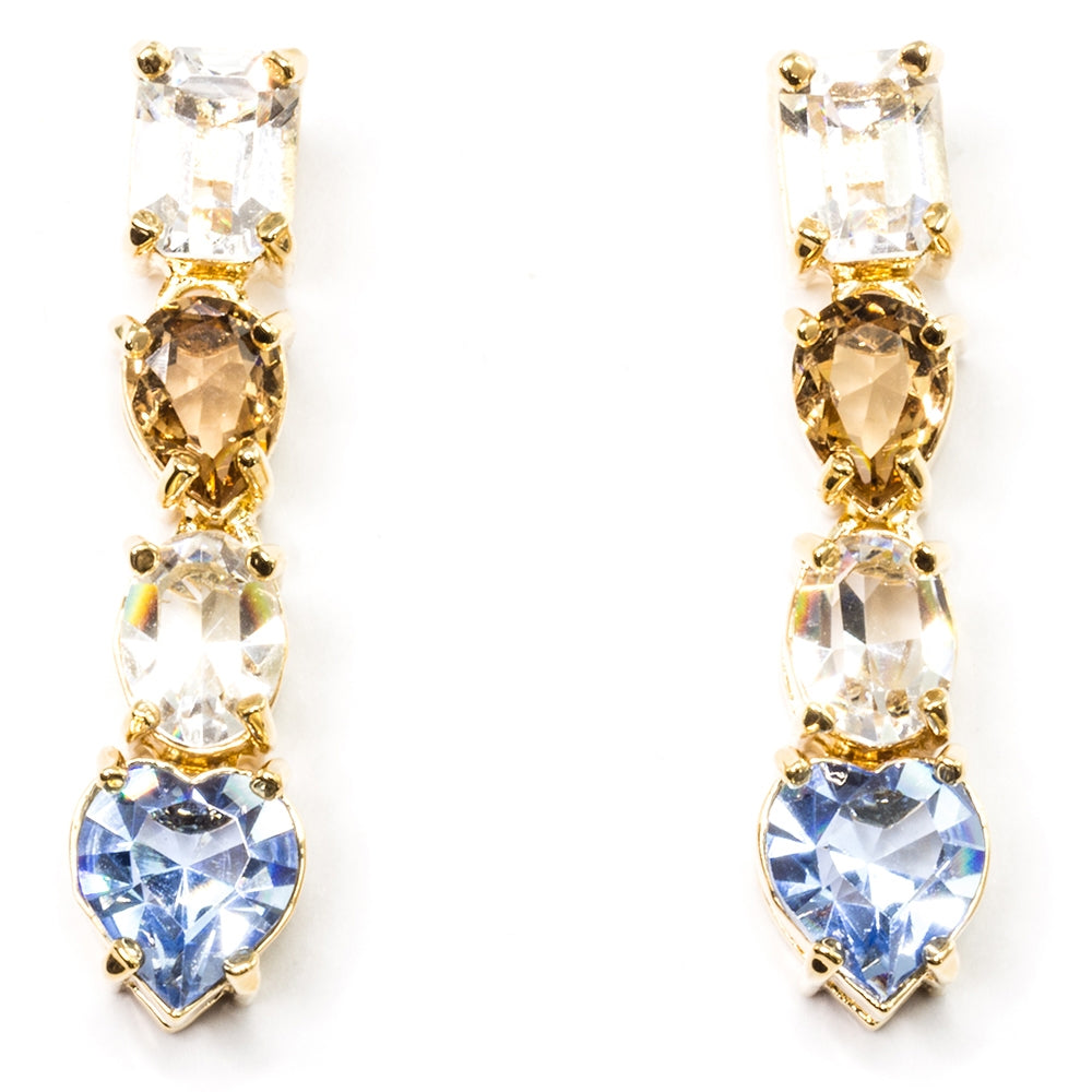 Gems Crystal Earrings - TimeLine Gifts