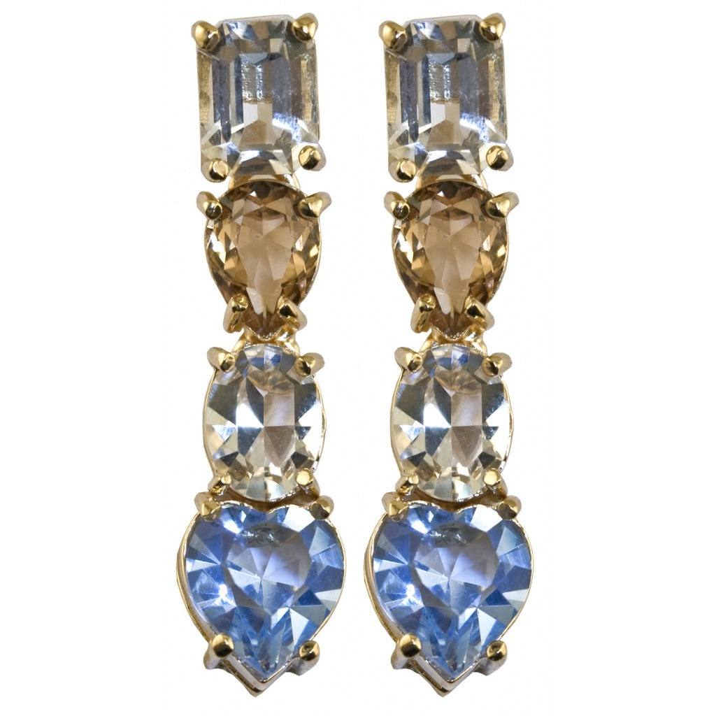 Gems Crystal Earrings - TimeLine Gifts