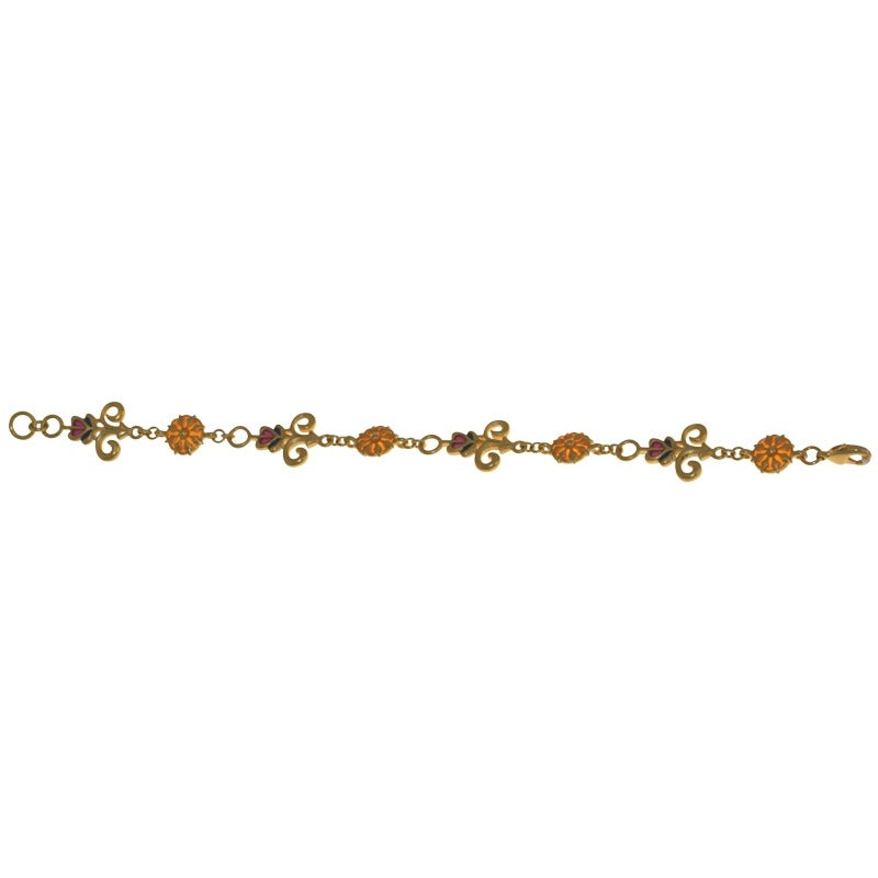 Gold-toned butterfly bracelet - TimeLine Gifts