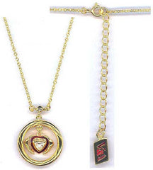 Gold-Plated Silver Lover's Gimmel Ring Pendant - TimeLine Gifts