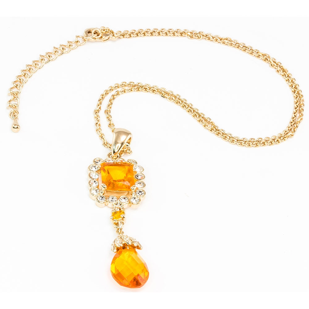 Grand Jewelled Jaune Pendant - TimeLine Gifts