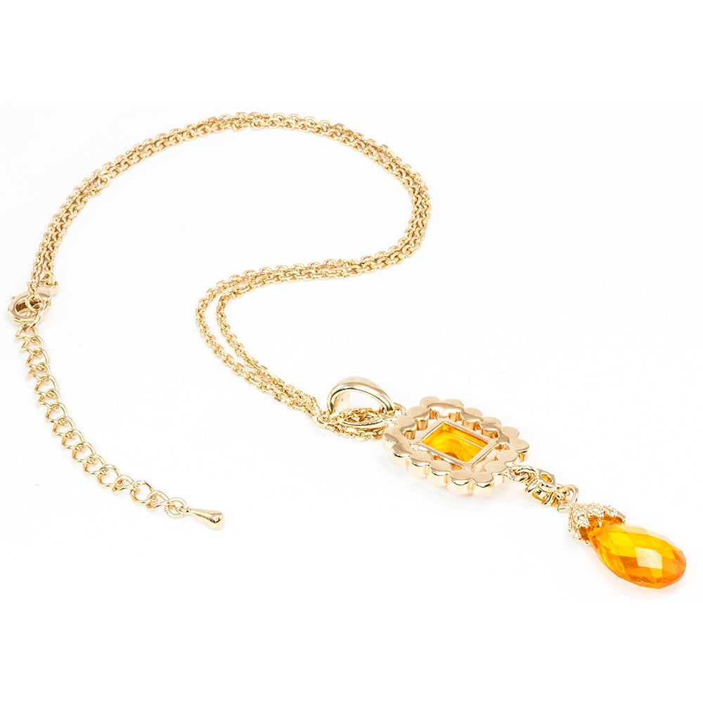 Grand Jewelled Jaune Pendant - TimeLine Gifts