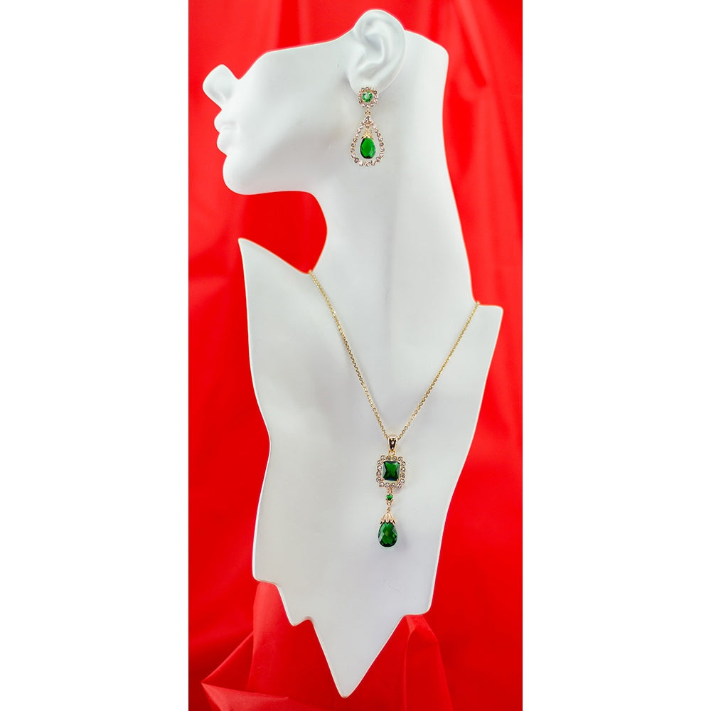 Grand Jewelled Vert Pendant - TimeLine Gifts