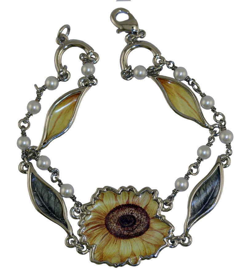 Jewels of Nature Sunflower Bracelet - TimeLine Gifts