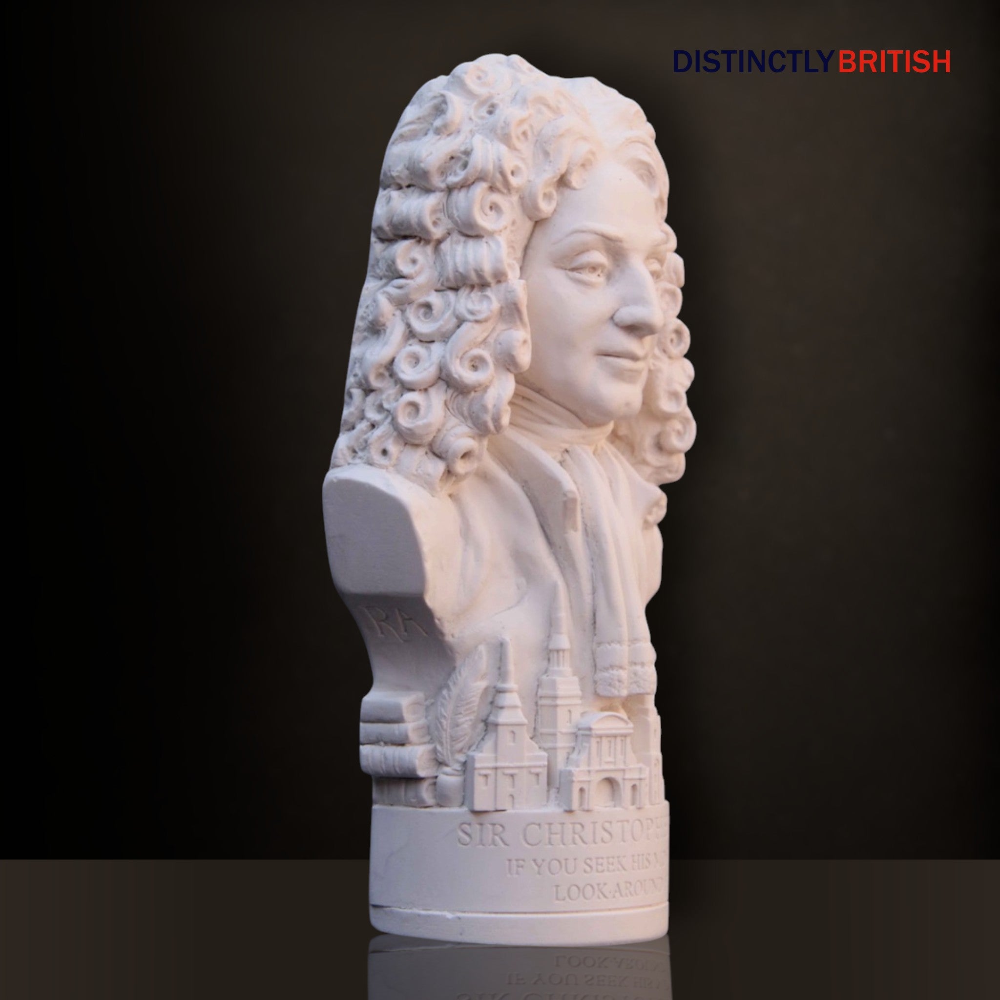 Bust - Sir Christopher Wren - Distinctly British