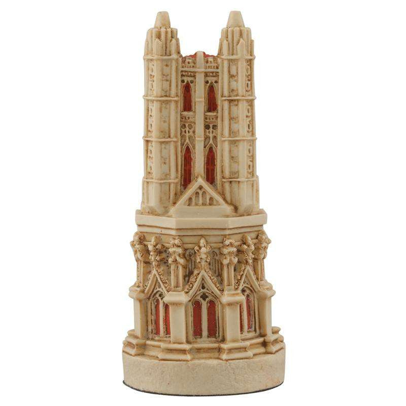 Medieval Cathedral - Hand Painted Chess Set
