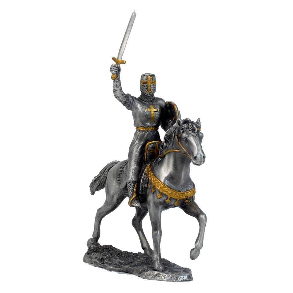 Mounted Knight with Lion Shield - TimeLine Gifts