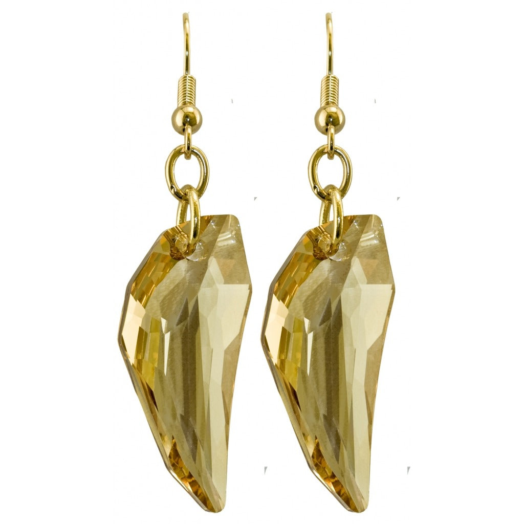 Origins Clear Crystal Claw Earrings - TimeLine Gifts