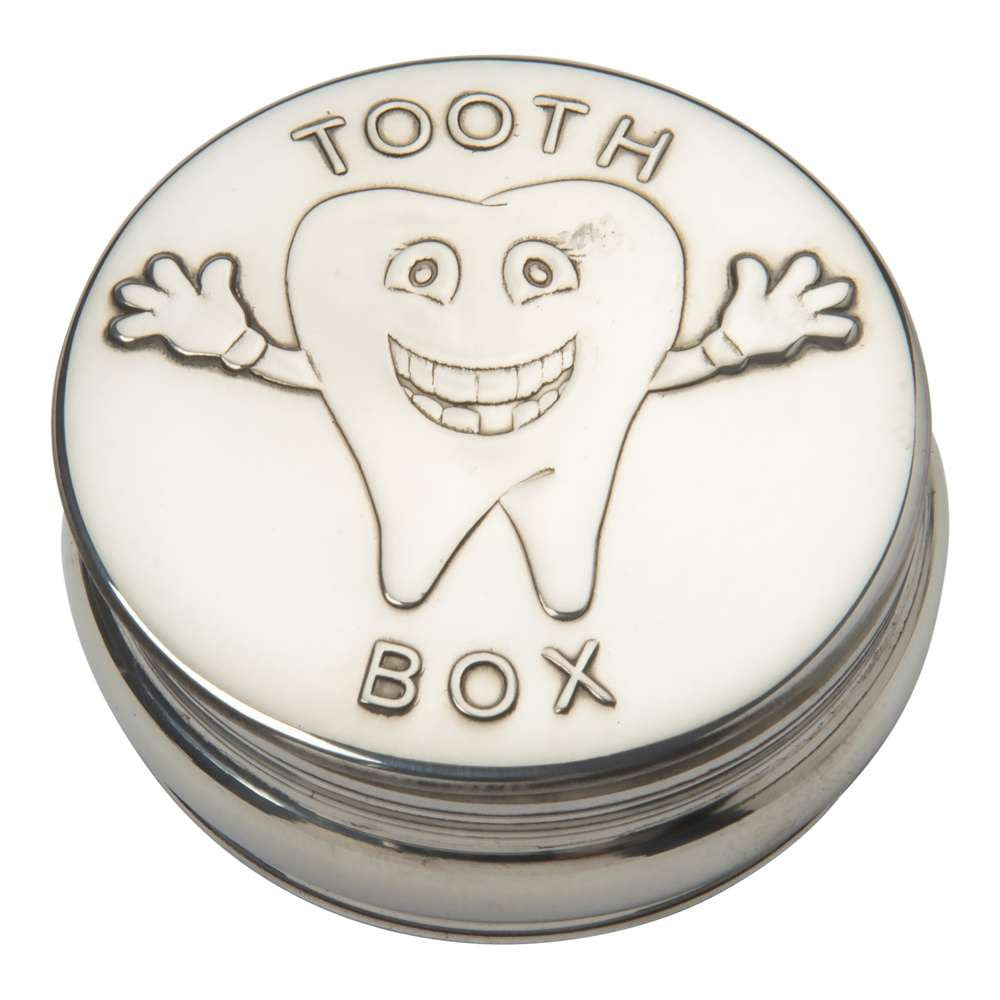 Pewter Children's Keepsake Box - Tooth Trinket