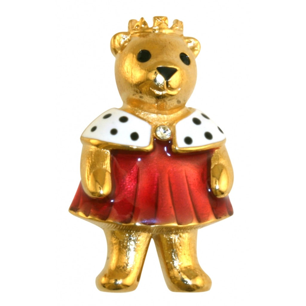 Princess Teddy Bear Brooch - TimeLine Gifts