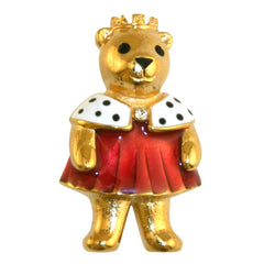 Princess Teddy Bear Brooch - TimeLine Gifts