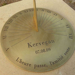 Roman Sundial - 8 Inch Diameter