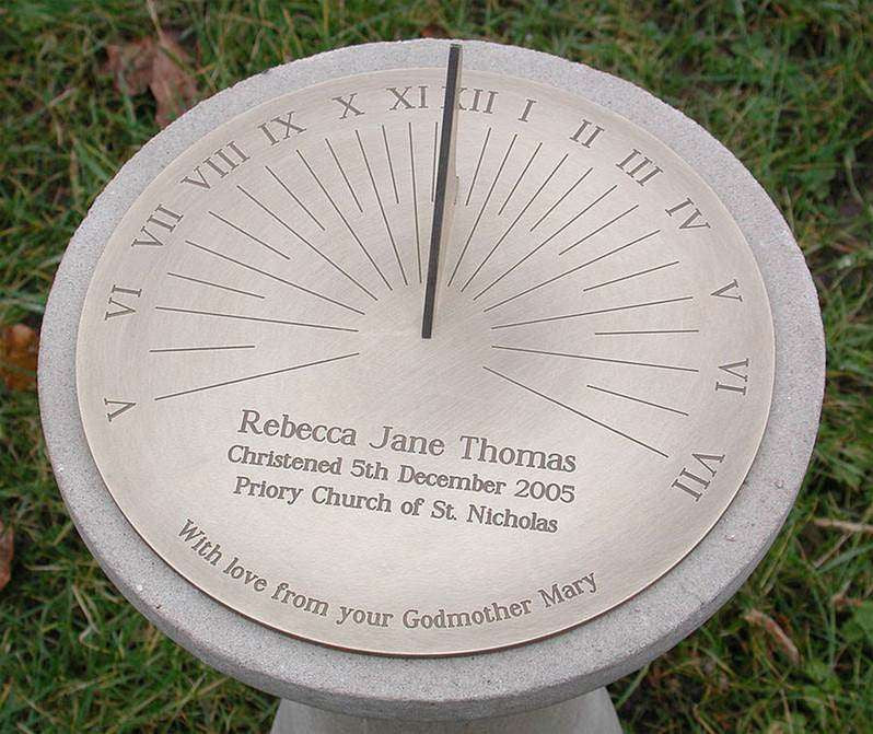 Roman Sundial - 8 Inch Diameter