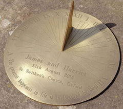 Roman Sundial - 8 Inch Diameter