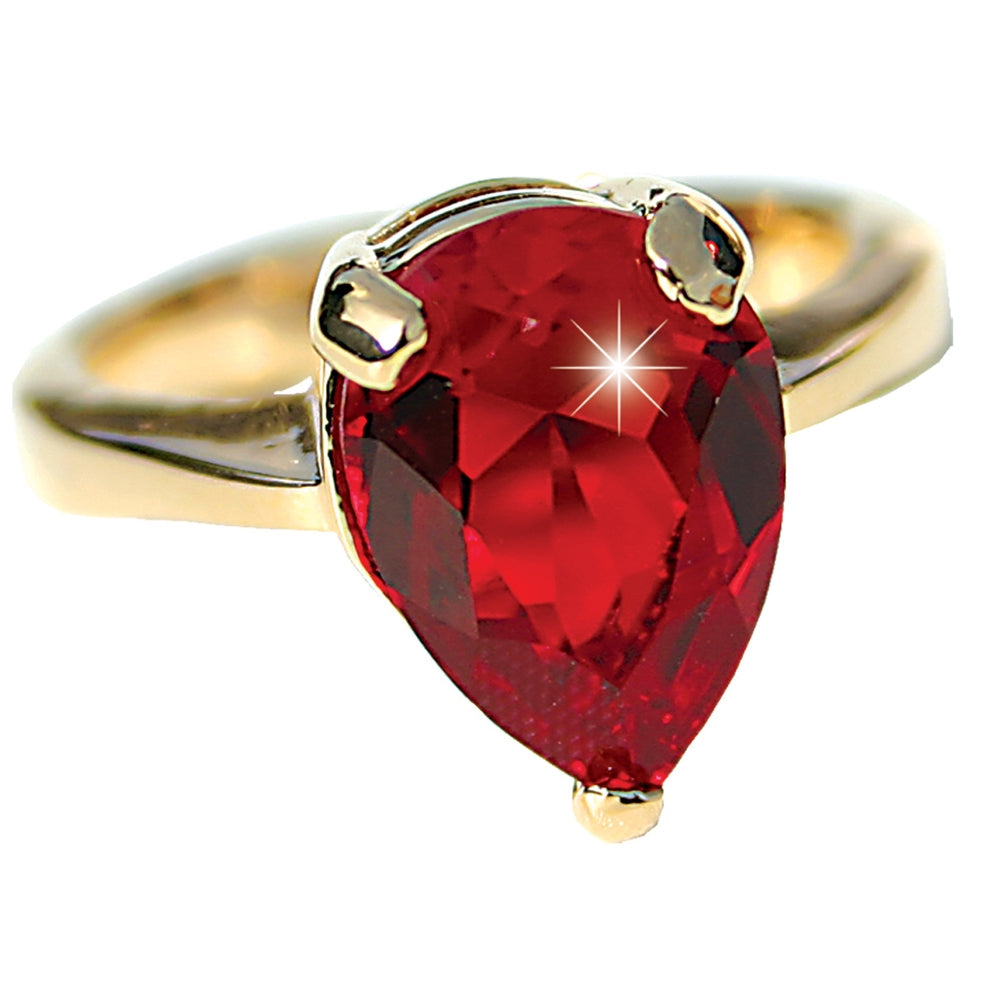 Ruby Pearl Drop ring - TimeLine Gifts
