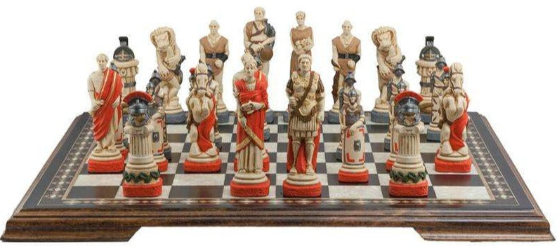 Spartacus - Hand Painted Chess Set - TimeLine Gifts