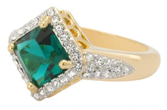 Townshend Emerald Crystal Ring - TimeLine Gifts