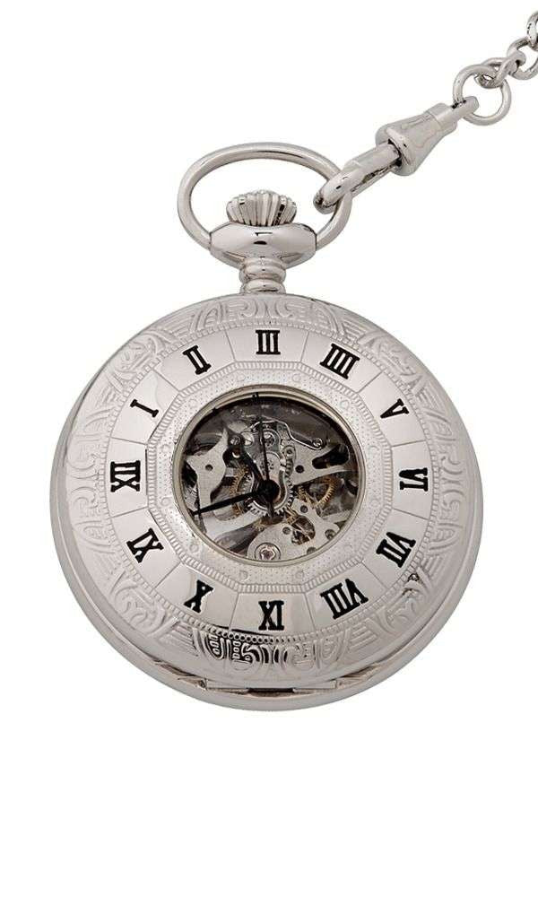 Windsor Mechanical Pocket Watch - Half Hunter