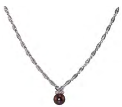 Black Pearl Baroque Necklace - TimeLine Gifts